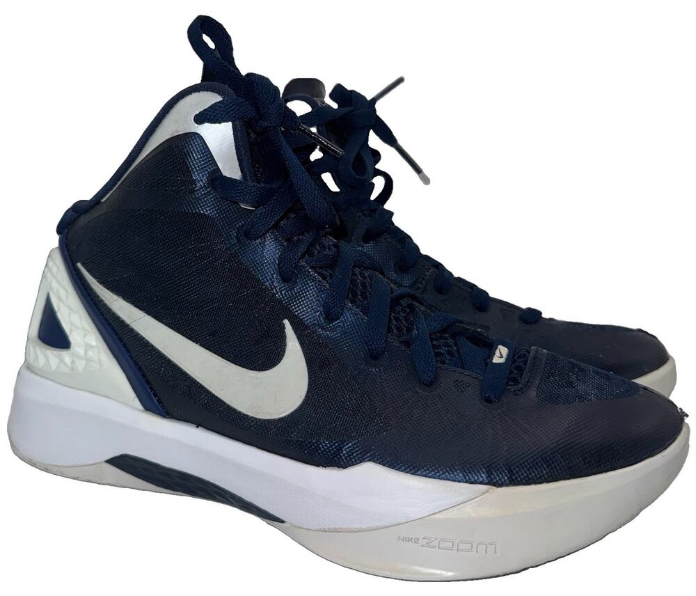 Nike Zoom Hyperdunk 2011 Midnight Navy White Women’s Basketball Shoes 8.5 454150